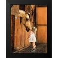 thumbnail image 2 of Harrison, Lesley 14x18 Black Modern Framed Museum Art Print Titled - Little Visitor, 2 of 5