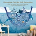 thumbnail image 3 of Pack de 2 redes para pescar Ihansee, 203 x 102 cm, color azul marino, decoración de algodón, 3 of 7