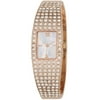 Women's Rose Gold and White Mother-of-Pearl Watch