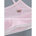 thumbnail image 2 of Girls Training Bra Fit for 8-12Years for Teens & Big Girls Sports Bralette Training Bras Elastic Shoulder Straps Running Bra Solid, 2 of 5
