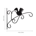 thumbnail image 2 of MasteelfCA 1 Set Wall Hanging Flowerpot Rack Iron Flowerpot Stand Wall Mounted Plant Hanger, 2 of 8