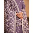 thumbnail image 4 of Custom Made Heavy Faux Georgette Embroidered Work Long Straight kurti With Pant And Dupatta, 4 of 5