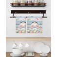 thumbnail image 3 of Easter Kitchen Dish Towels for Drying Dishes Set of 4, Spring Bunny Feet Flowers Eggs Blue Wooden Grain Waffle Weave Microfiber Hand Tea Bathroom Towels Quick Dry & Absorbent Towel 15.7x23.6, 3 of 7