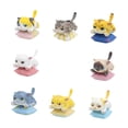 thumbnail image 2 of 8 figuras de gato en miniatura, creativas y realistas. 4 cm x 6 cm x 5 cm, 2 of 8