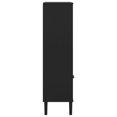 thumbnail image 5 of vidaXL Adult Standard Bookcase Senja Rattan Look Black 90x35x130 cm Solid Wood Pine, 5 of 5