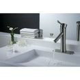 thumbnail image 3 of Saga Series Single Hole Single-Handle Low-Arc Bathroom Faucet in Brushed Nickel, 3 of 5