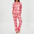 TFFR Women Bow 2 Piece Pajamas Sets Comfy Sleepwear Bowknot Long Sleeve ...