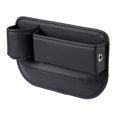 thumbnail image 1 of Organizador de espacio para asientos de coche con portavasos y compartimento para llaves y teléfono, de piel sintética resistente a arañazos, para el interior del coche., 1 of 8
