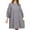 Grey, variant on Women's Long Sleeve Fashionable Solid Color Dress Splicing Loose Large Swing Dress Sweater Dresses V Neck Dress Pickle Dress Dress with Strings Hanging Cute Fall Dress Warm Sweater Dress Belted Wrap