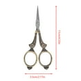thumbnail image 4 of OTVIAP Vintage Stainless Steel Embroidery Scissors, 4.33", Bronze, 4 of 7