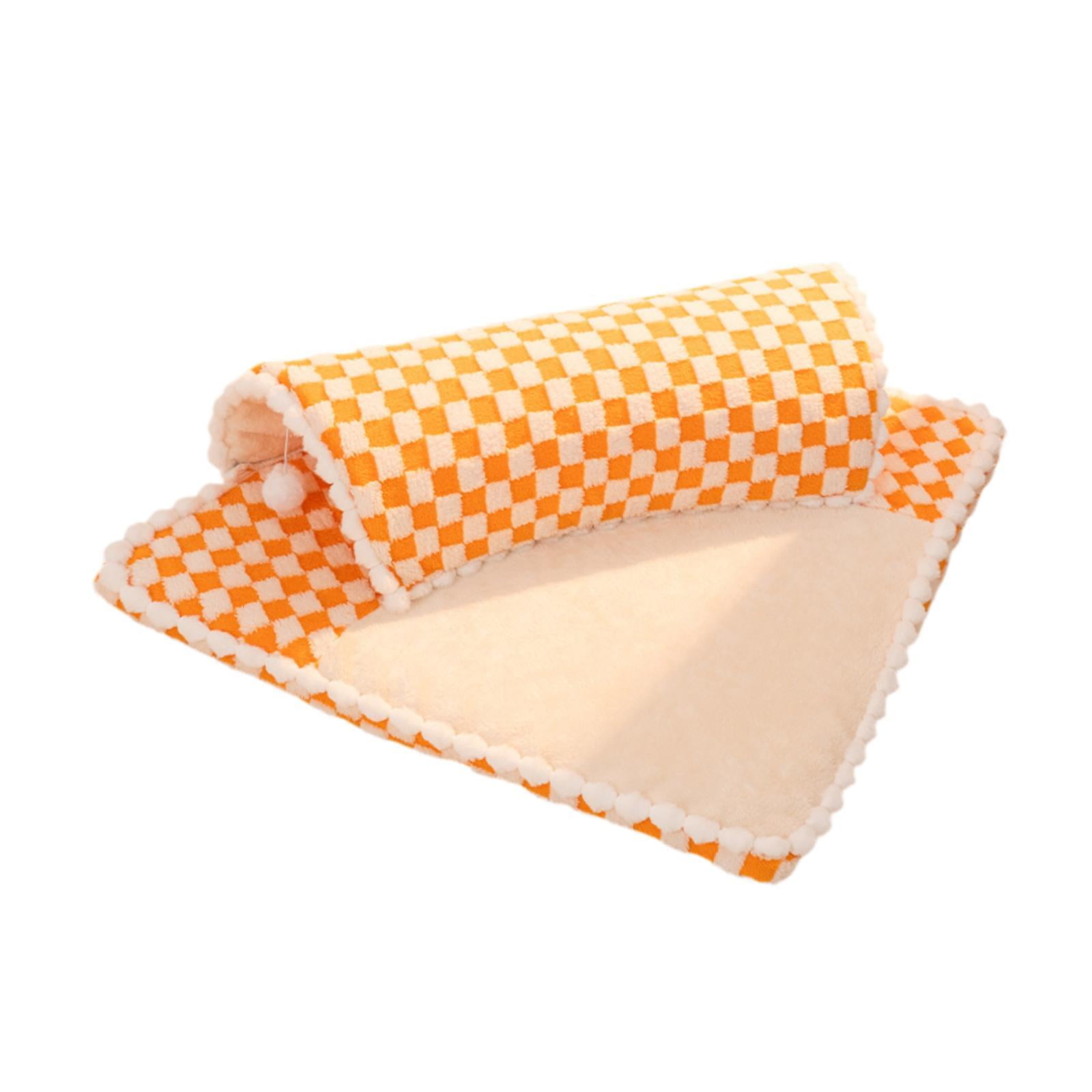Bvdfgk Cat Tunnel Bed for Indoor Cats Interactive Toy with s Kitty Training Orange L