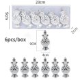 thumbnail image 1 of Bola de piruleta galvanizada de Navidad, adorno de árbol de Navidad para Año Nuevo, decoración del hogar, regalo de Papá Noel, 6 unids/lote por caja, 2024, 1 of 4