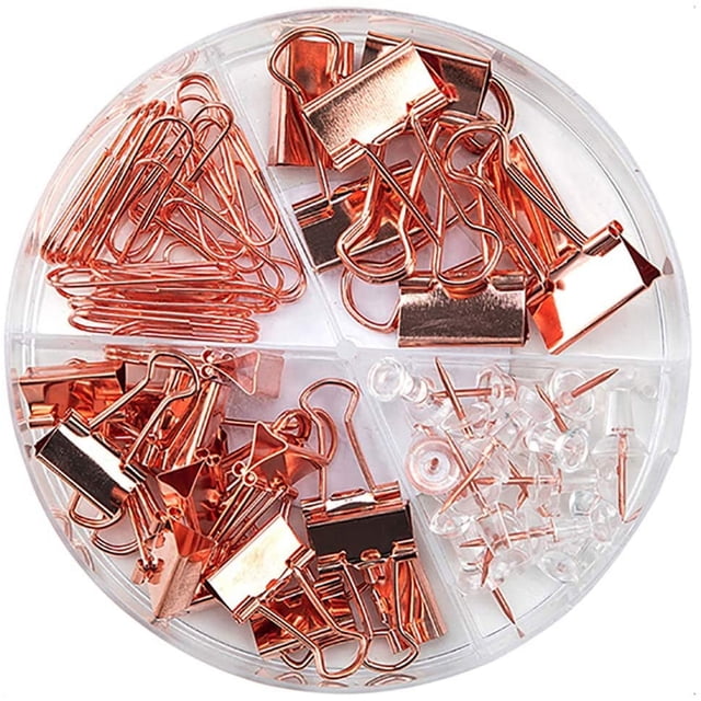 64pcs Rose Gold Stationery Set for Office, Office Stationery Set
