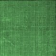 thumbnail image 1 of Ahgly Company Indoor Square Abstract Emerald Green Modern Area Rugs, 6' Square, 1 of 4