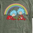 thumbnail image 3 of The Cat in the Hat - Thing 1 2 Rainbow - Men's Short Sleeve Graphic T-Shirt, 3 of 5
