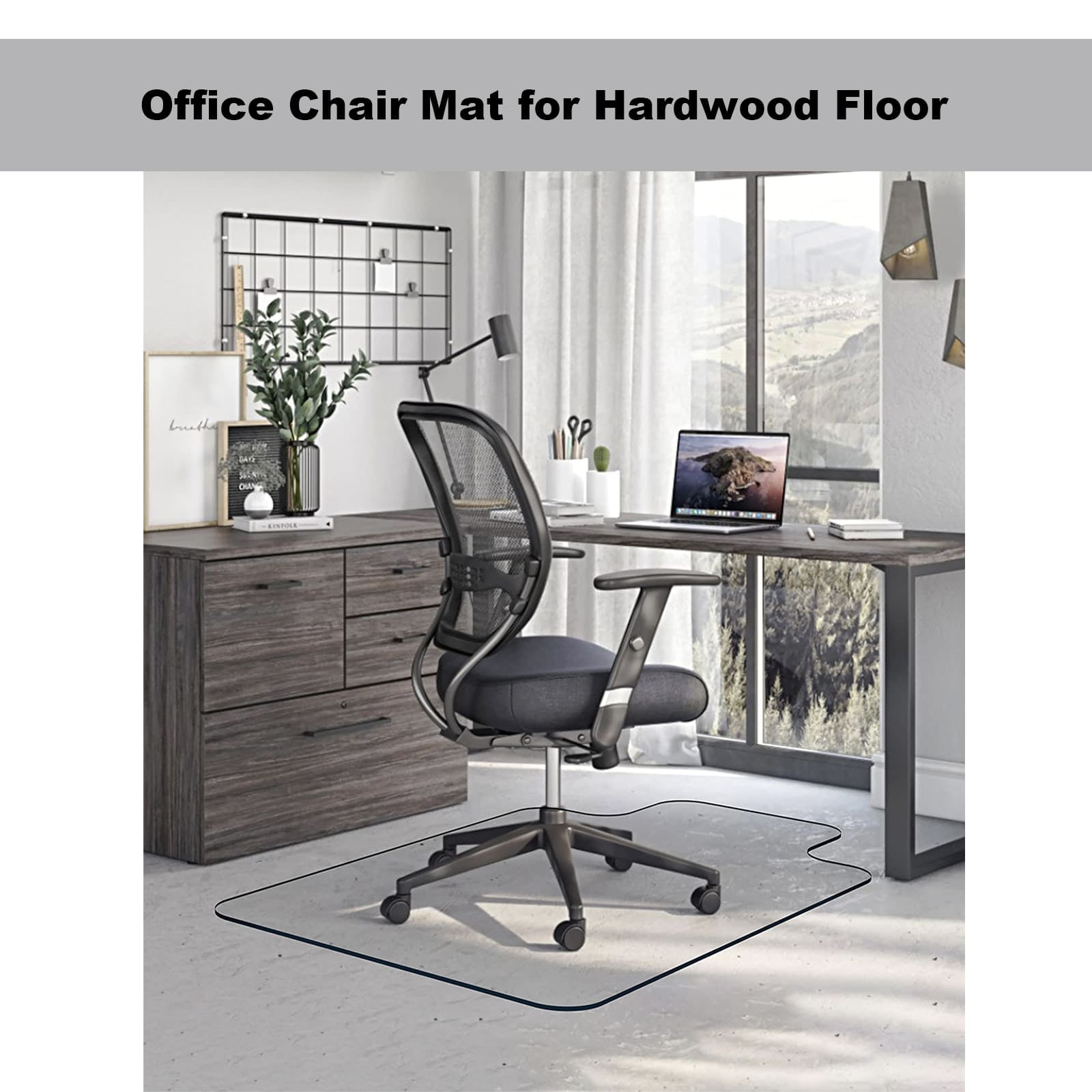 Office Chair Mat for Hardwood Floors, 36 X 48 in, Heavy Duty Floor Mats