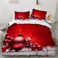 thumbnail image 1 of Christmas Series 3D Digital Printing Three-Piece Set 259*228cm Bedding, 1 of 7