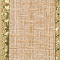 thumbnail image 6 of (4 pack) Offray Ribbon, Natural Gold 5/8 inch Galena Metallic Ribbon, 9 feet, 6 of 13