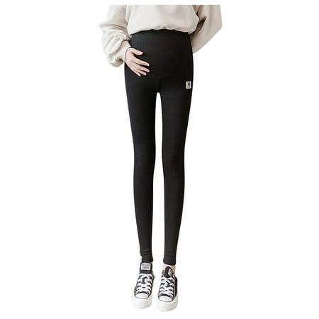

Frehsky pants for women Women s Tight Stretch Slim Slim Pants Maternity Wear Maternity Pants Leggings Black