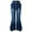 Blue, variant on Drie Flare Jeans for Girls Girls Flare Jeans Casual Trendy High Waist Bell Bottom Denim Pants Teens Fall Fashion Flared Leg Bootcut Slim Fit Trousers Blue,12-13 Years