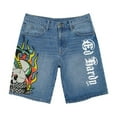 thumbnail image 1 of Ed Hardy Fire Cobra Skater Short - MEHD8002-4 (2K Wash, 32), 1 of 2