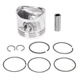 thumbnail image 2 of Engine Piston Kit, Piston Rings Kit Steel Alloy 55mm Piston High Hardness  For Motorbike ANGGREK Piston Ring Set, 2 of 8