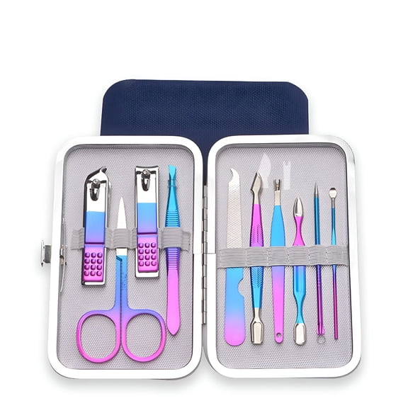 FACEGA Finger Nail Kits for Adults Manicure Pedicure Set Stainless Steel Manicure Kit Nail Clipper Travel Nail Tool