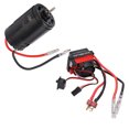 thumbnail image 1 of 60A Water Proof ESC, High  Bidirectional Wear Resistant High Performance 550 Brushed RC Motor  For  1/10 RC Car, 1 of 8