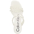 thumbnail image 3 of Calvin Klein Womens Ileyia Faux Leather Kitten Slide Sandals, 3 of 3