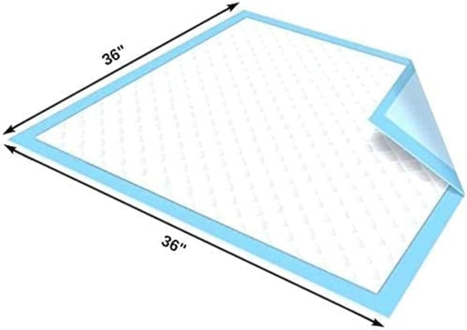 Nurture 40 XXL Heavy Duty Ultra Absorbent Bed Pads with Adhesive, 36 x 36 Disposable Chux Liners, Underpads, Adult Incontinence Hospital Grade Chux