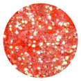 thumbnail image 3 of Nail Glitter 1 oz by Cacee Art & Confetti (Holographic, Silver, Gold, Chunk, Irridescent, Dust, Unicorn) for Nail Art, Cosmetic, Festivals, and Party (#189 Hexagon Iridescent Orange), 3 of 6