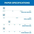 thumbnail image 6 of Hammermill Tidal Copy Paper, 8.5" x 11", 20 lb, 92 Bright White, 500 Sheets, 6 of 7