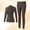 Coffee, variant on Naittoop Womens Thermal Underwear Sets Long Johns Base Soft Layer Top and Bottom 2 Pieces Pajams Set for Women Cold Weather