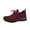 Femmes Marron, variante sur LUXUR Chaussure de Marche Femme Respirante Chaussures de Course en Mesh Espadrilles Légères Athlétiques Unisexes Bordeaux 8