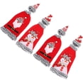 thumbnail image 1 of 4 Uds. Funda navideña para botella de vino suéter feo de Navidad botella de vino, 1 of 5
