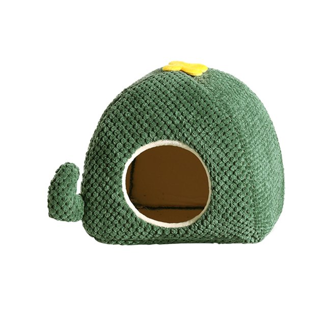 Cama cálida para hámster, cueva para cobayas, suave y cómoda, nido para dormir de invierno para hámster, casa de cama para animales pequeños para L