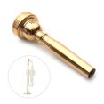 thumbnail image 1 of Amdohai Embouchure de Trompette Accessoires pour Instruments de Musique Plaqué Or 7C, 1 of 8