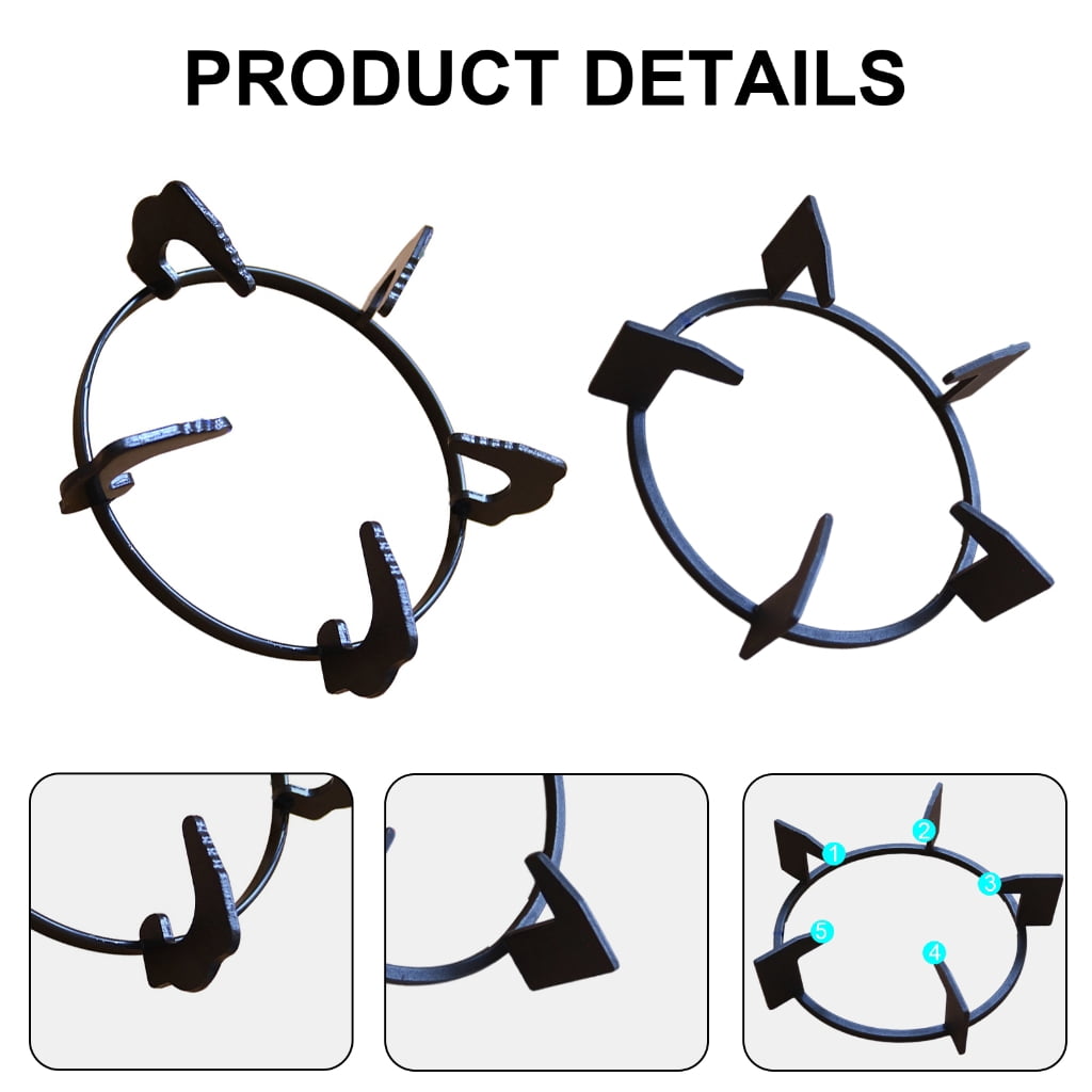 Wok Rings Wok Support Rings Gas Stove Cast Iron Gas Stove Top Burners Rings Wok Pans Stand Holder Gas Range Replacement