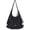 Black, variant on JennyShop Large Capacity Tote Purse with Multiple Pockets, High Quality Denim Shoulder Handbag, Classic Versatile Crossbody Bag