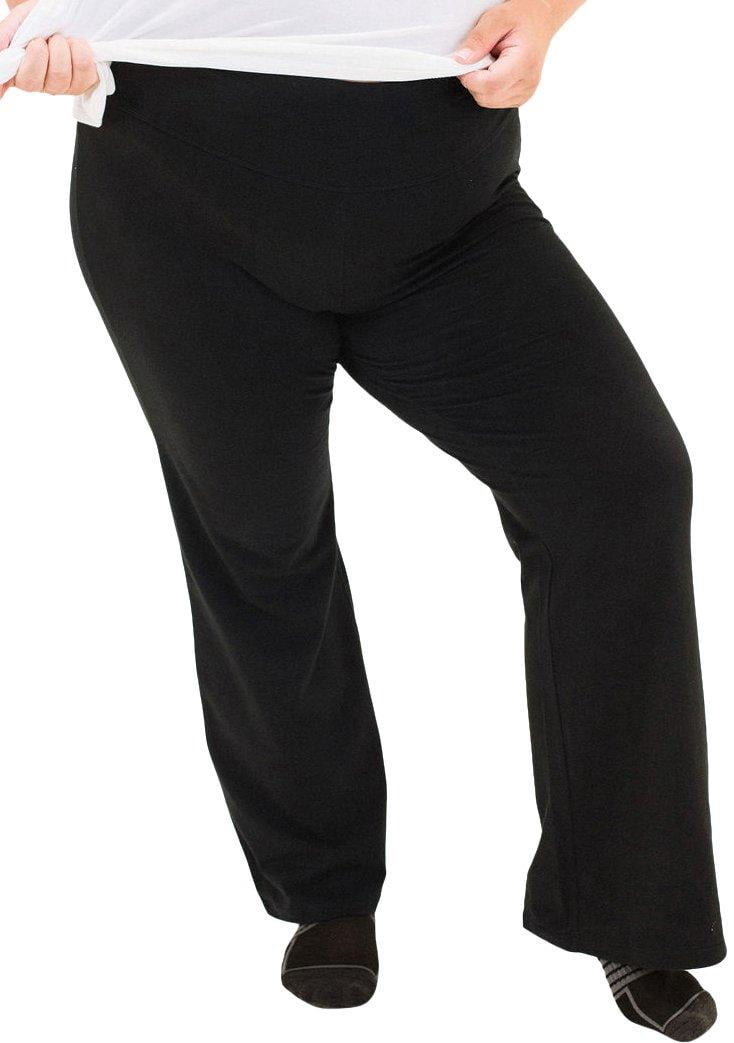 Spalding Plus Solid Yoga Pants 33''W X 