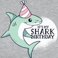 thumbnail image 3 of CafePress - Shark Birthday Long Sleeve T Shirt - Womens Baseball Tee, 3 of 4