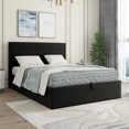 thumbnail image 2 of Full Size Upholstered Hydraulic Storage Platform Bed,Black, 2 of 6