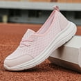 thumbnail image 6 of IUJSOY Women's Lace up Loafers Shoes Comfortable Slip on Mesh Walking Shoes Lightweight Sneakers, 6 of 9