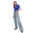 thumbnail image 1 of Jeans GAP tiro alto pierna ancha lavado claro largo 28, 1 of 4