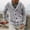 Grey, variant on EGNMCR V-Neck Sweater for Men Men Solid Casual Cardigan Long Sleeve Single-breasted Turndown Sweater Men Sweater