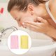 thumbnail image 3 of 24pcs Compressed Facial Cleaning Wash Puff Sponge Round Face Cleansing Pads for Lady (Yellow and Pink for Each 12pcs), 3 of 4