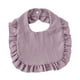 thumbnail image 3 of Baberos de algodón para bebés, transpirables y suaves, para bebés de 0 a 36 meses. Violeta, 3 of 9