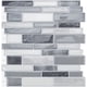 thumbnail image 1 of WOWSTAR Azulejos para salpicaduras de cocina con aspecto de mármol, 10 hojas, 12.0 x 12.0 in (10 grises), 1 of 5