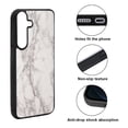 thumbnail image 2 of WIRESTER Shockproof Soft Rubber Cover Case for Samsung Galaxy S25 6.2" 2025, Cream Stone Marble, 2 of 5