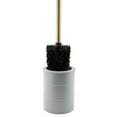 thumbnail image 4 of ELLE Paris Modern Ridge Design Toilet Brush and Holder, Gray, 4 of 7